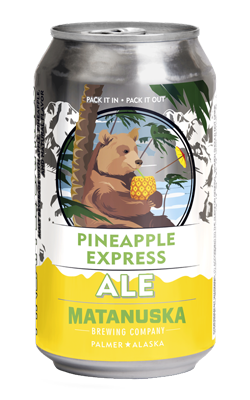 Pineapple Express Ale package artwork