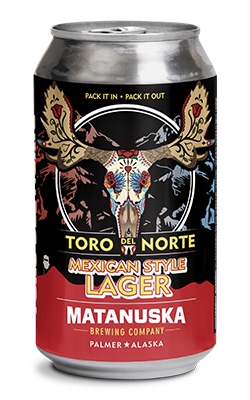 Toro del Norte Mexican Lager package artwork