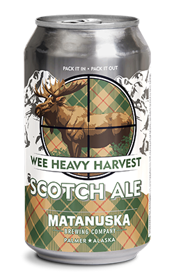 Wee Heavy Harvest Scotch Ale package artwork