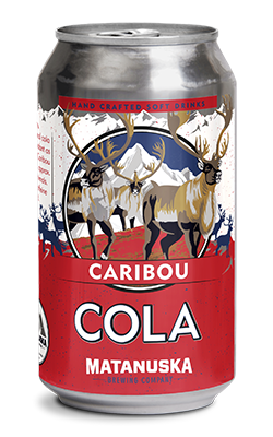 Caribou Cola can