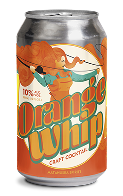 Orange Whip Craft Cocktail can