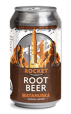Rocket Rootbeer can